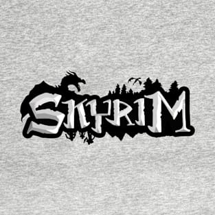 Skyrim Platino T-Shirt